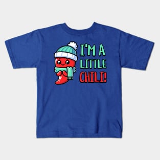 I'm a Little Chili! Cute Chili Pepper Cartoon Kids T-Shirt